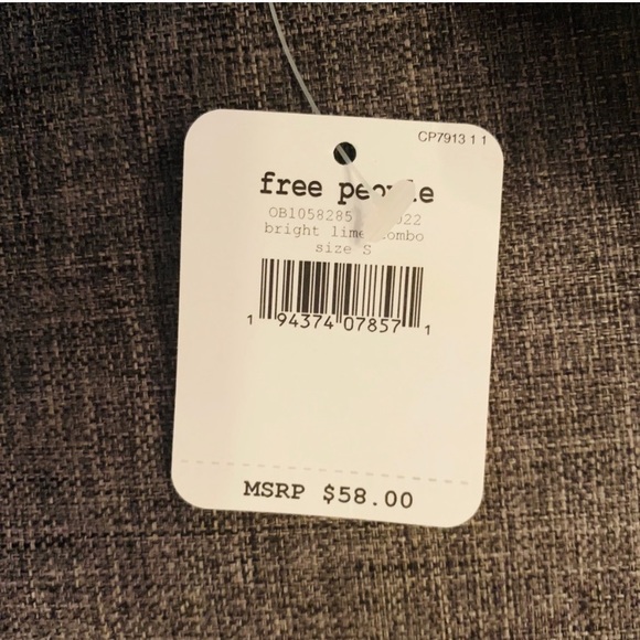 Free People | NWT Crush Bright Lime Sports Bra - Picture 11 of 11